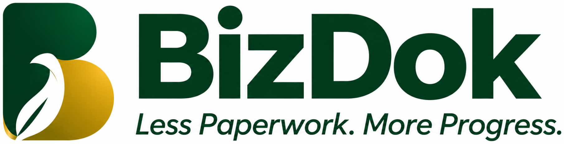 BizDok — Less Paperwork. More Progress.